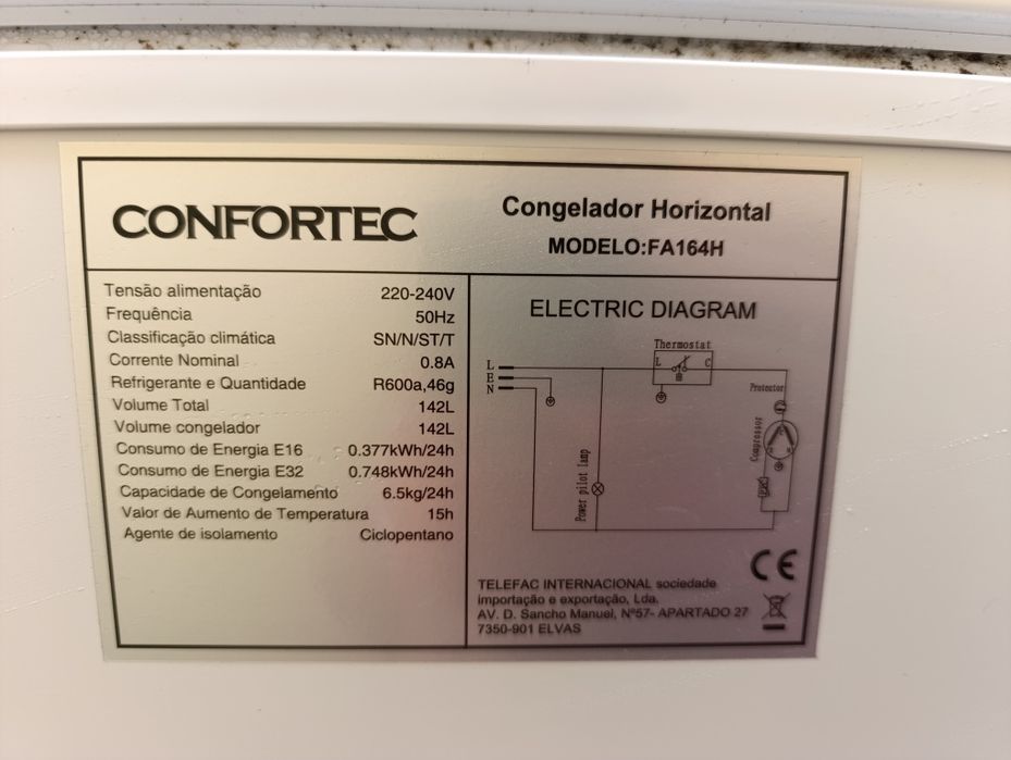 Vendo Arca Congeladora como Nova Confortec