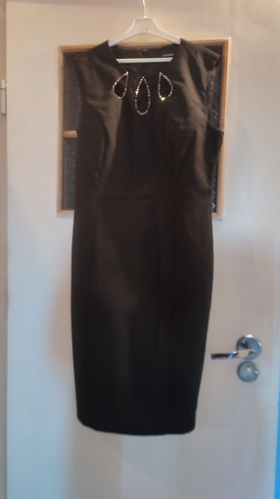 Sukienka Orsay czarna,elegancka,biurowa,wesele czarna roz.38