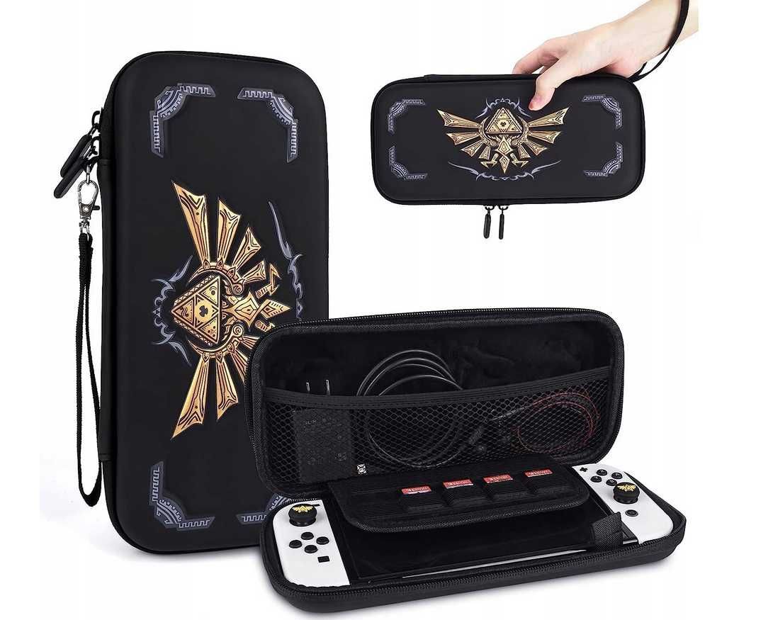 DLseego etui na konsole Nintendo Switch OLED walizka podróżna ZELDA