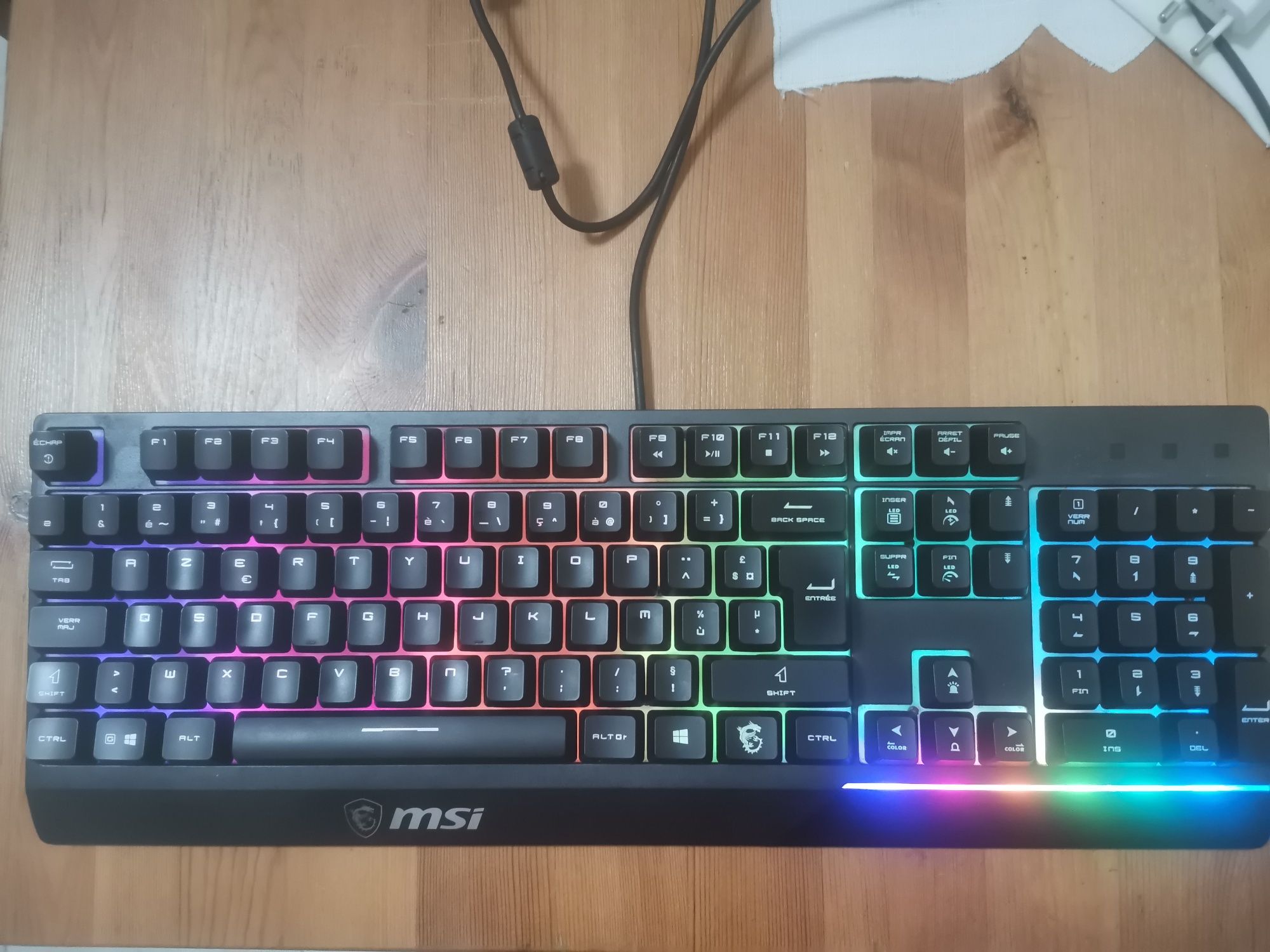 Teclado MSI VIGOR GK30 como novo