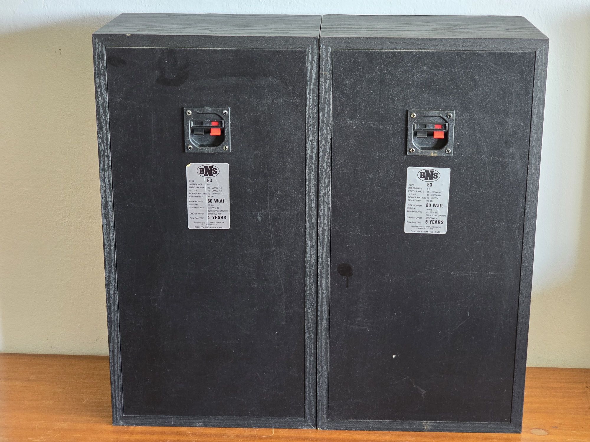 BNS KOLUMNY E3 8ohm 92dB Holland Seas Vifa 70W 3 drożne pod lampe