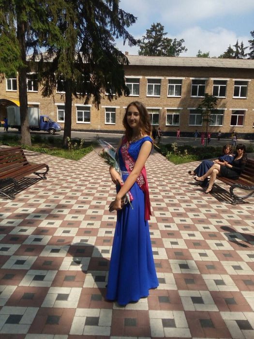 Сукня, святкова колір електрик на випускний