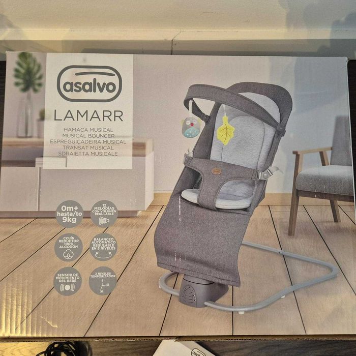 Cadeira de balanço automatico para bébé marca ASALVO LAMARR