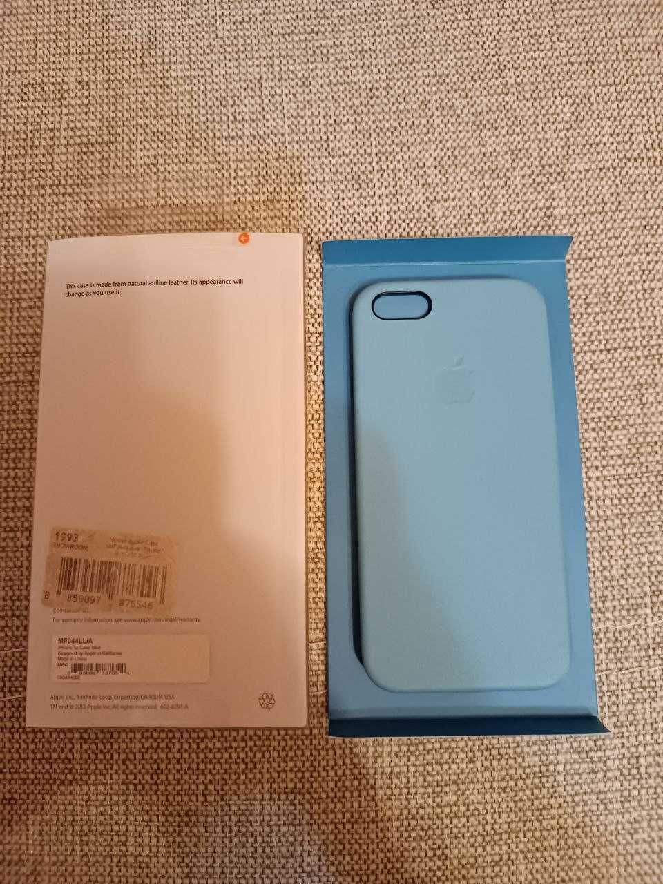 Продам оригинальный чехол Apple Case для iPhone 5/5S/SE Blue