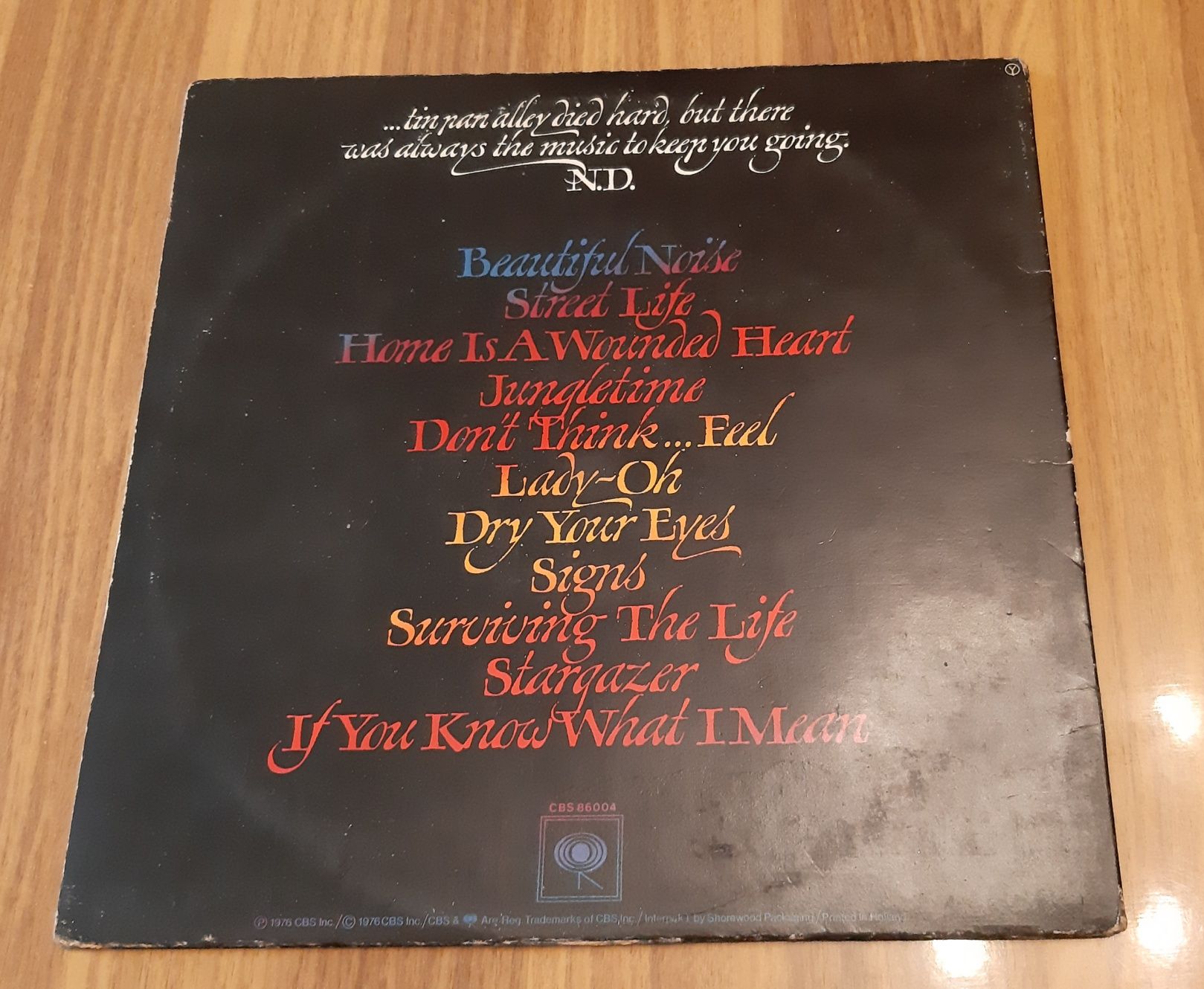 Neil Diamond - Beautiful Noise Платівка