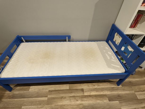 Łóżko dziecięce Ikea Kritter 70x160 z materacem