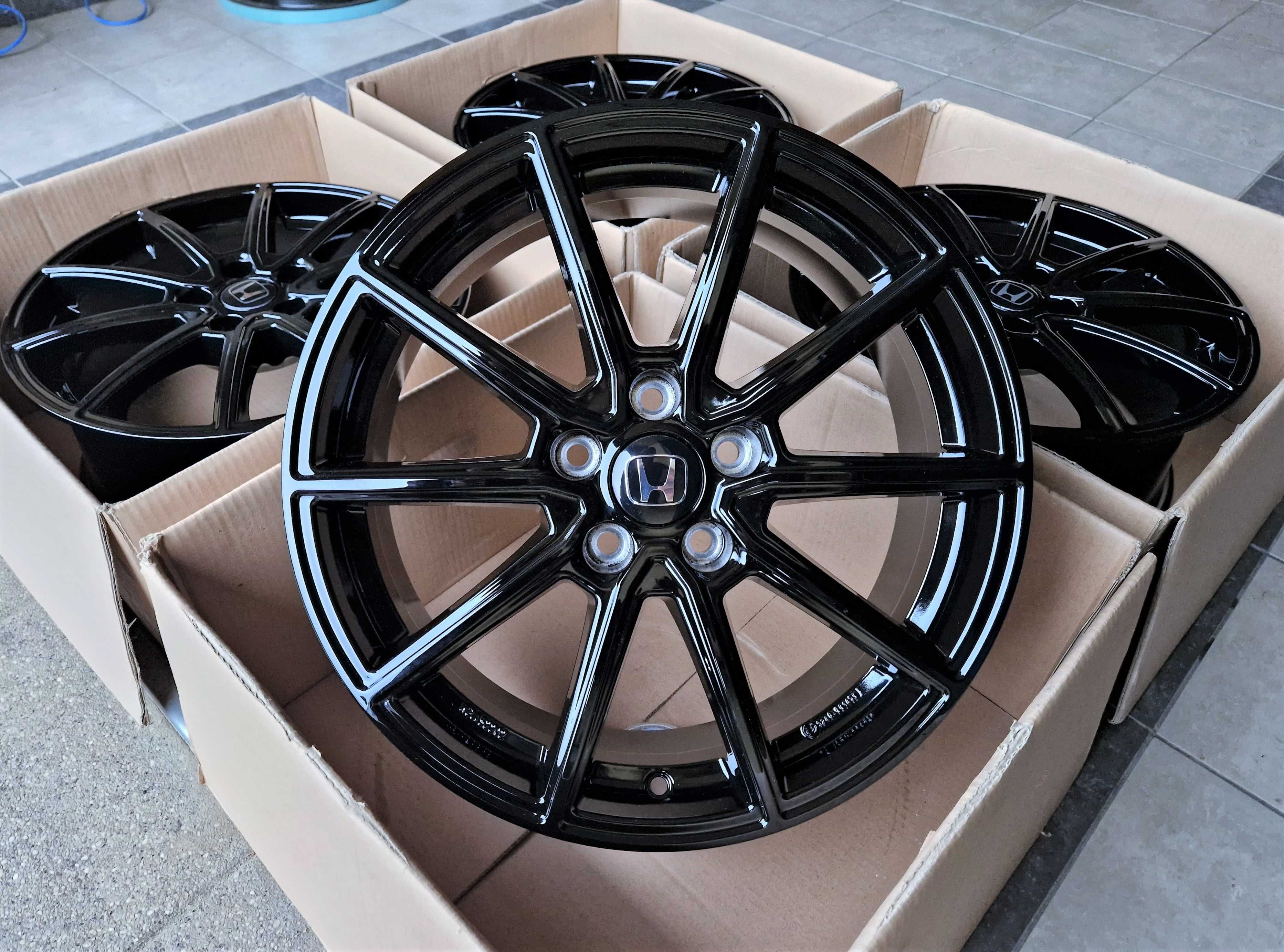Alufelgi 17 5x114,3 Honda Accord Civic CR-V FR-V HR-V CH-R Czarne 709#