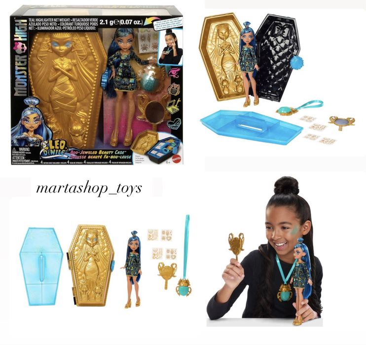 Лялька Monster High Cleo de Nile Boo-Jeweled Beauty Case монстер хай