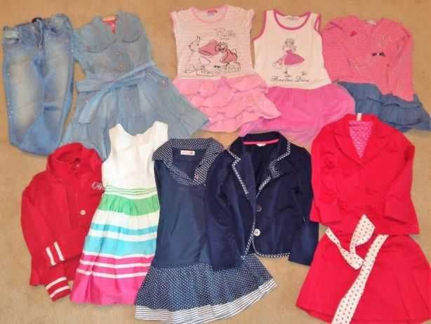 Komplet ubrań dla dziewczynki roz. 116-122