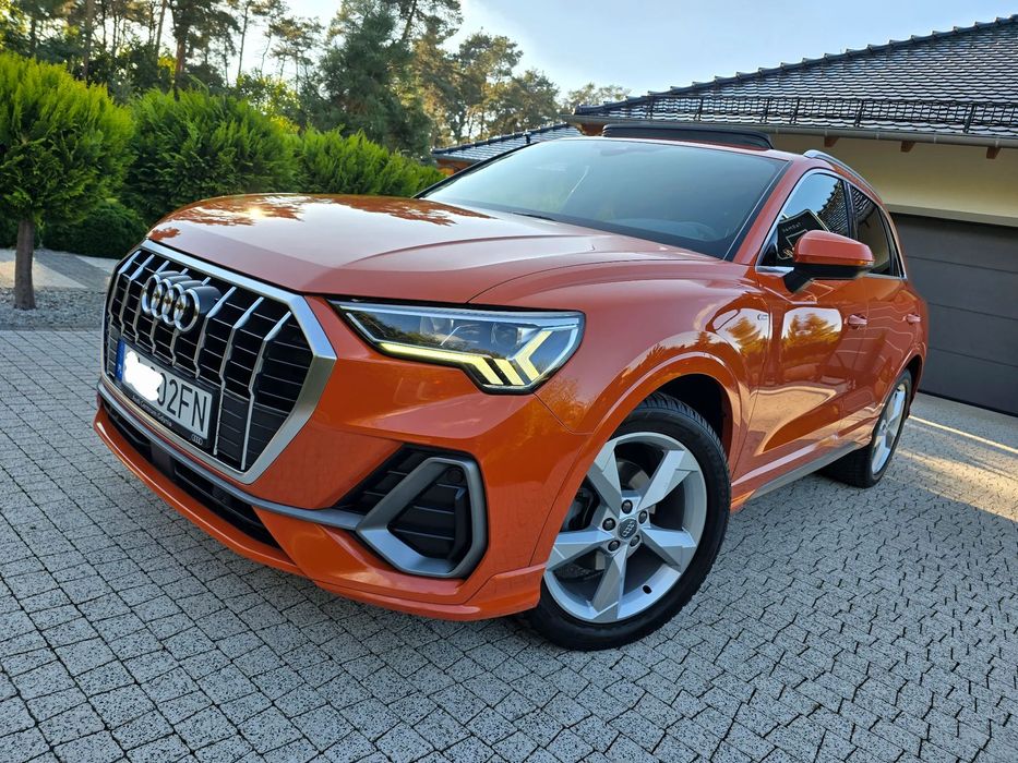 Audi Q3 Salon PL/Bezwypadkowy/Panorama/Virtual/Bang&Olufsen/Orange/Unikat