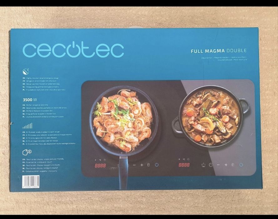 Placa de indução dupla nova