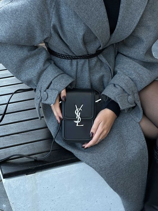 Жіноча Сумка Saint Laurent Mini Solferino Satchel Bag in Calf Leather