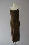 Zara długa satynowa sukienka panterka leopard print slip dress 34 XS