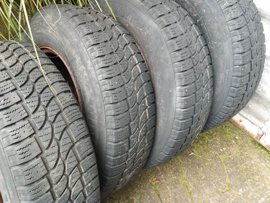 Koła transit 16 z oponami 215/75 r16c zimowe