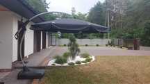 Parasol ogrodowy wiszący  duży śr. 300