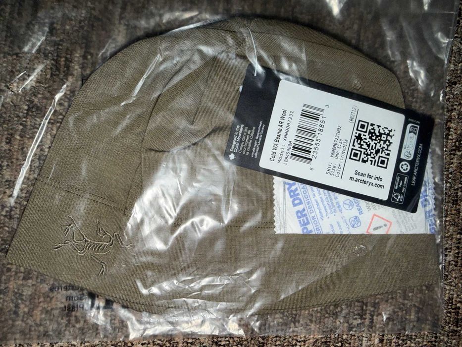 ZESTAW Arcteryx LEAF Cold WX AR Wool: Beanie + Neck Gaiter
