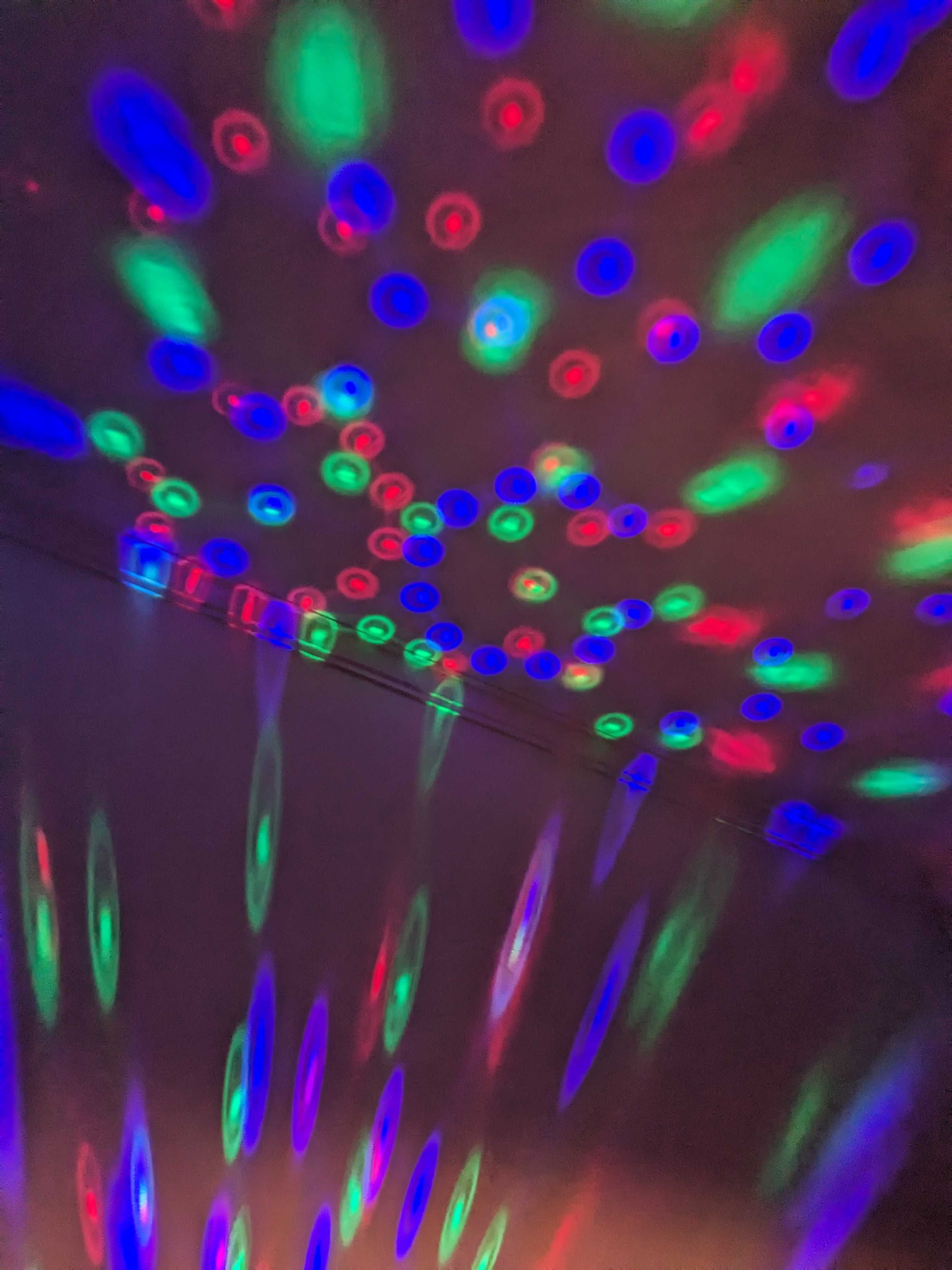 Candeeiro/Bola Holográfica (Led Magic Ball)