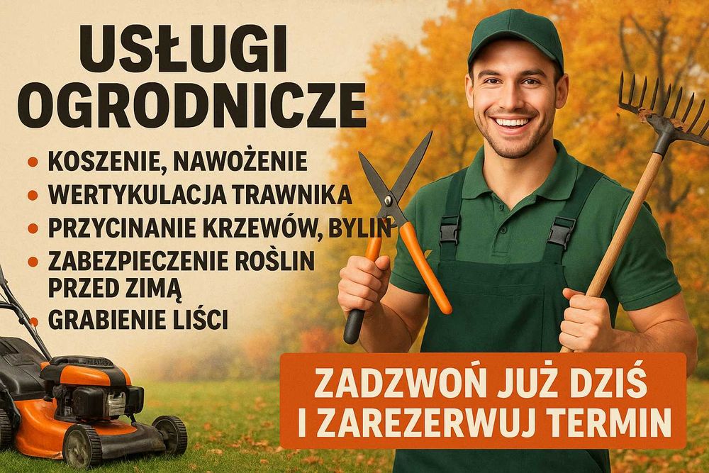 Profesjonalna pielęgnacja ogrodów / OGRODNIK /