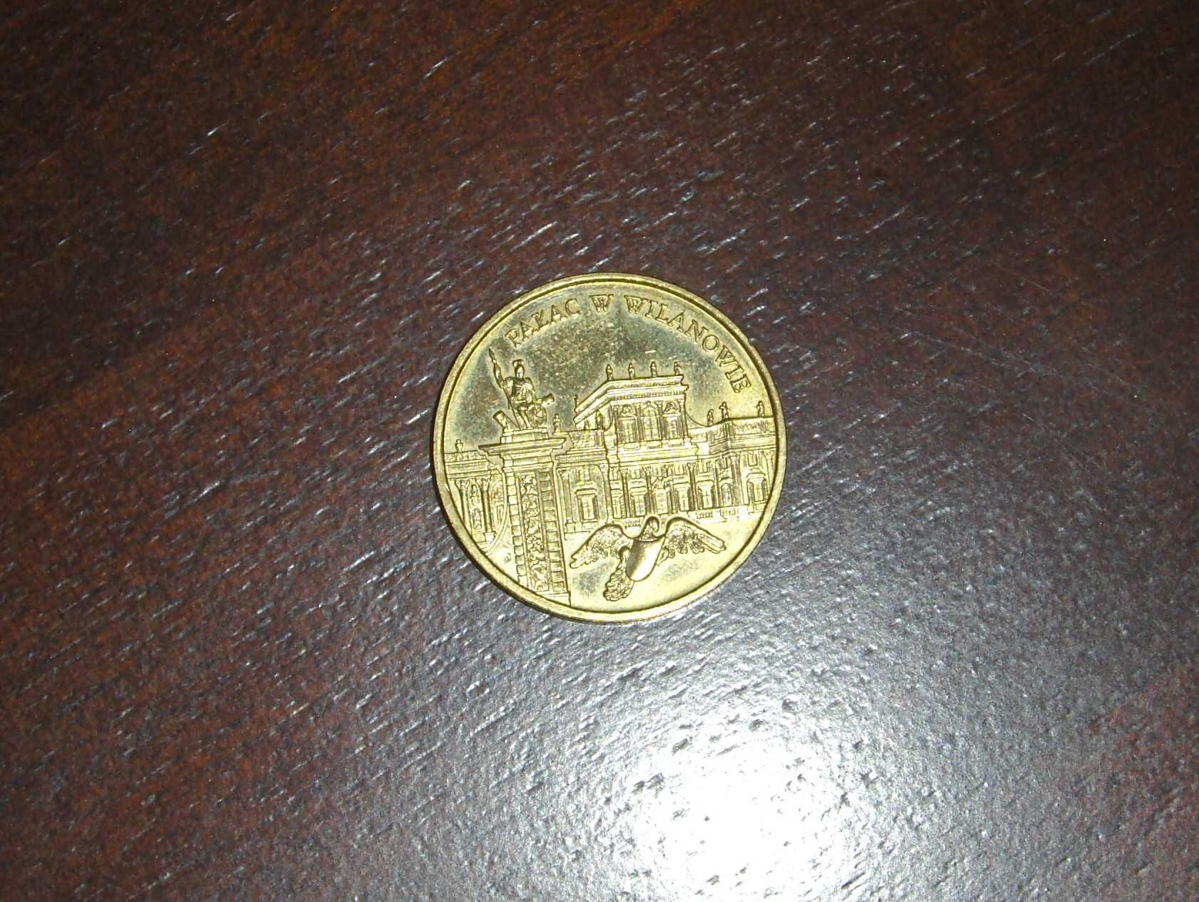 Moneta 2 zł Pałac w Wilanowie 2000r.
