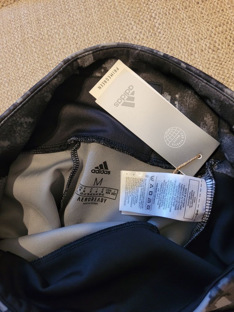 Legginsy dwukolorowe damskie Adidas