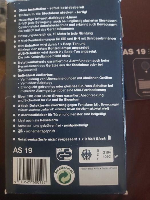 Alarm domowy micro-electric as 19