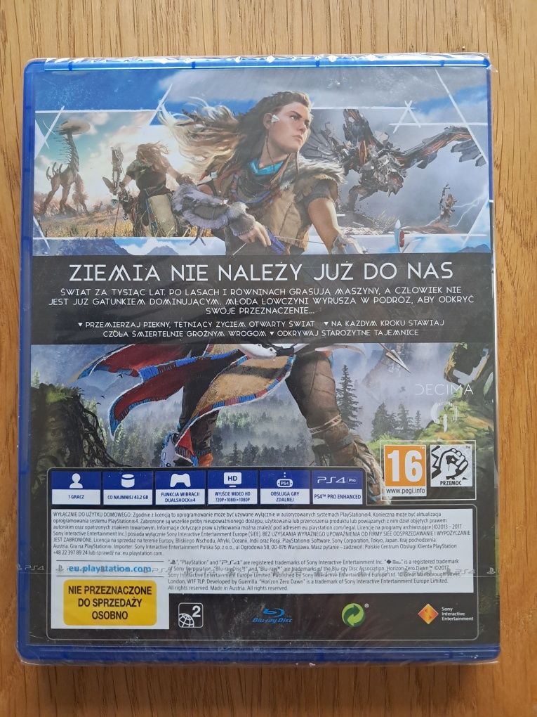 Gra PS4 Horizon Zero Dawn PlayStation nowa