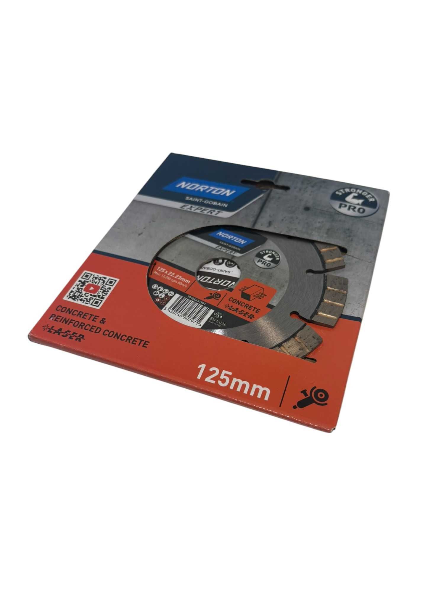 Tarcza diamentowa Norton Pro Laser do betonu 125 x
