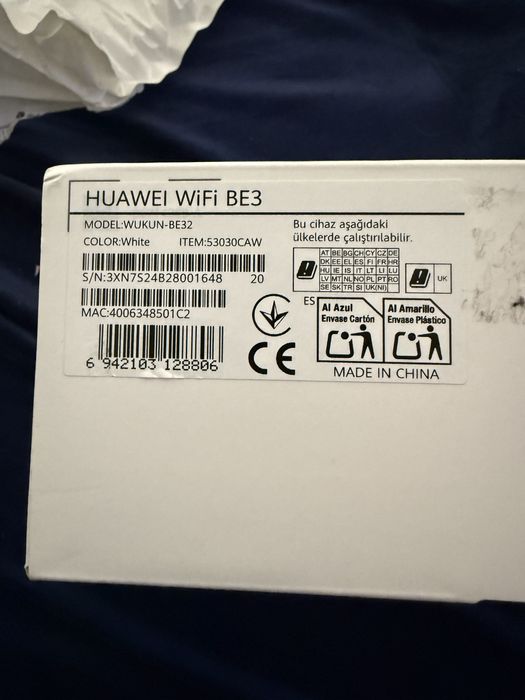 NOWY ZAPLOMBOWANY!!Router Huawei BE32-20, 802.11be (Wi-Fi 7)