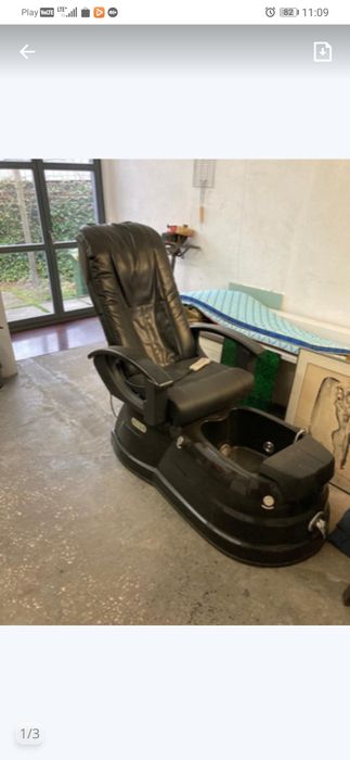 Fotel do pedicure z masażem
