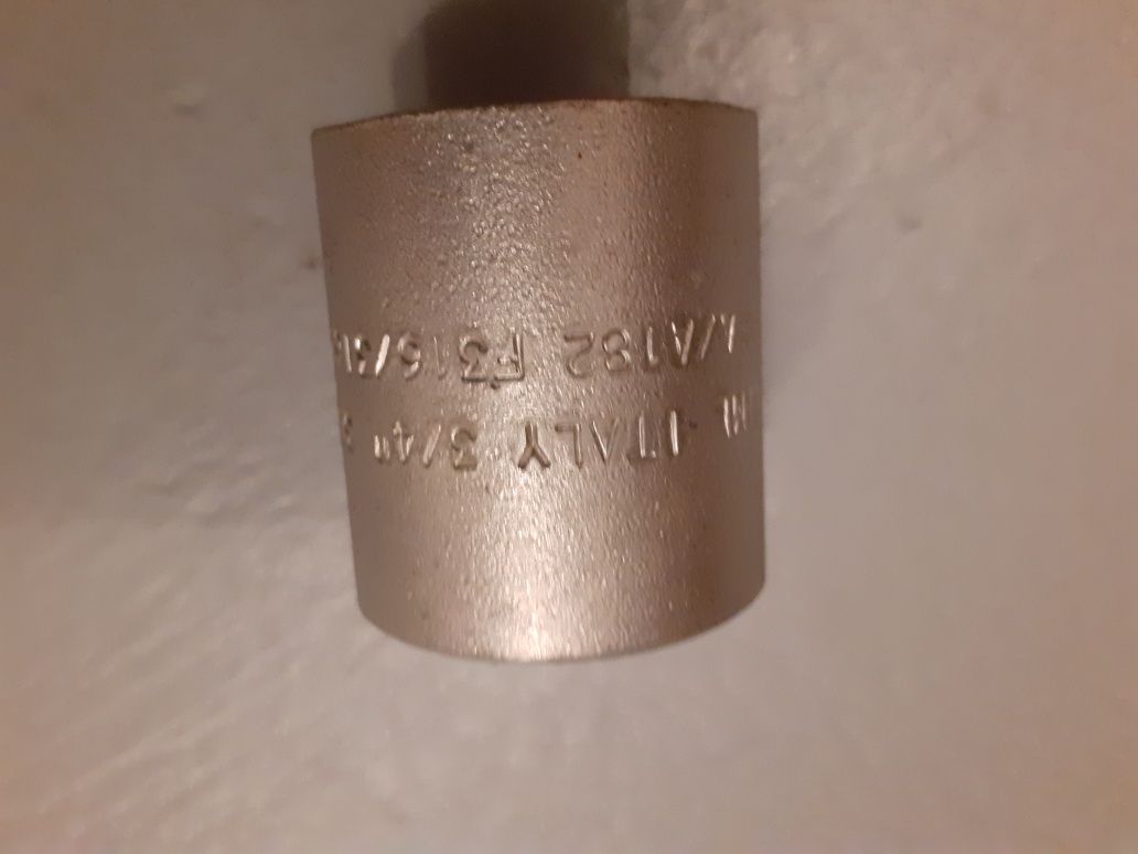 Tampão fêmea (cap) 1/2 e 3/4 inox 316l