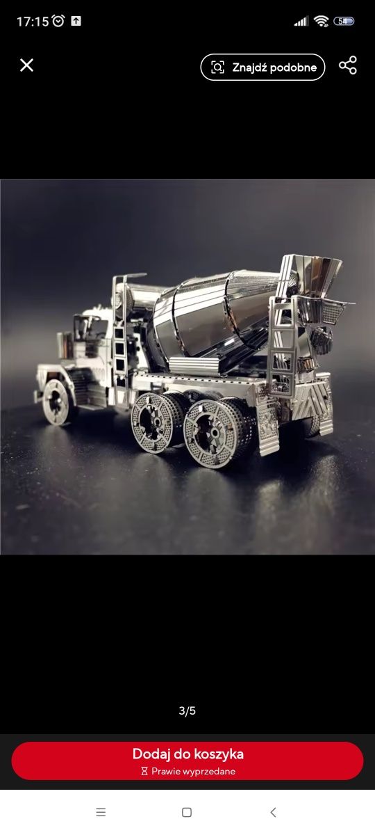 Metalowy model 3d