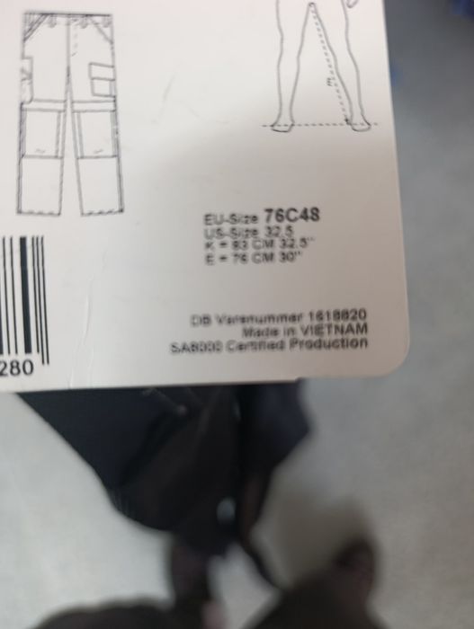 Spodnie robocze mascot premium rozmiar 48