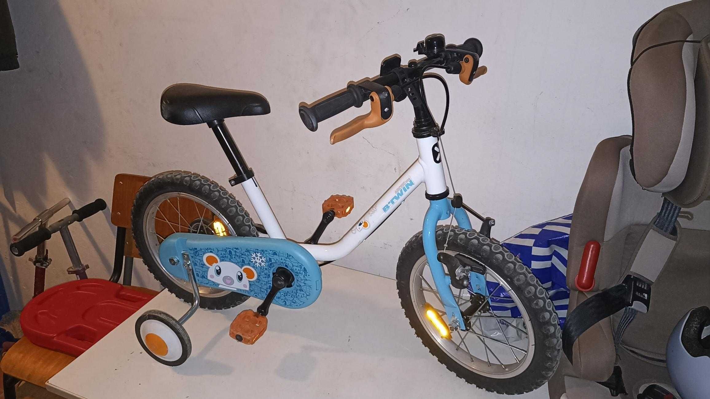 Bicicleta Criança com rodas de aprendizagem