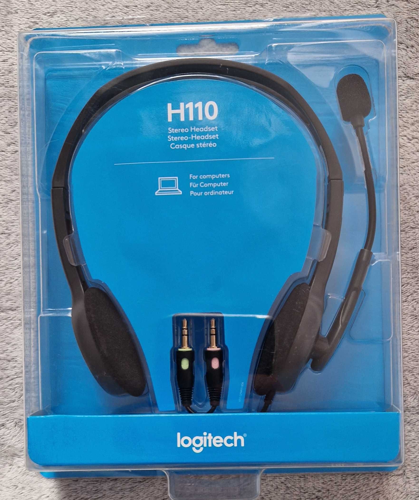 Logitech H110 Headset z mikrofonem