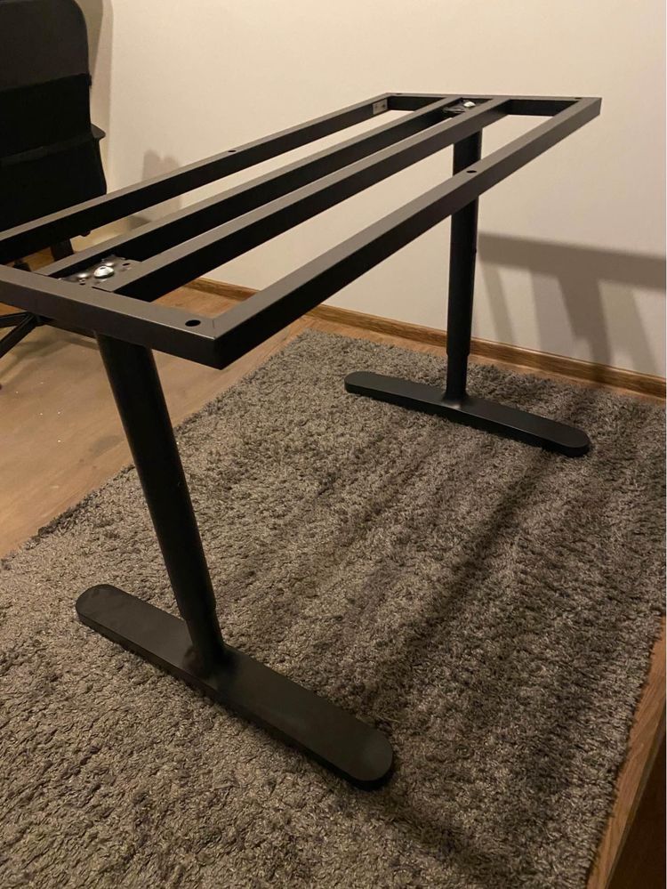 Stelaż biurka IKEA BEKANT czarny stan idealny