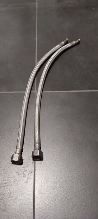Wężyk wężyki przyłączeniowe do baterii 3/8 cała nowe cena za komplet