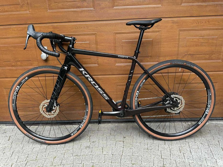 Karbonowy rower gravelowy gravel Kross Esker 7.0 (rama M)