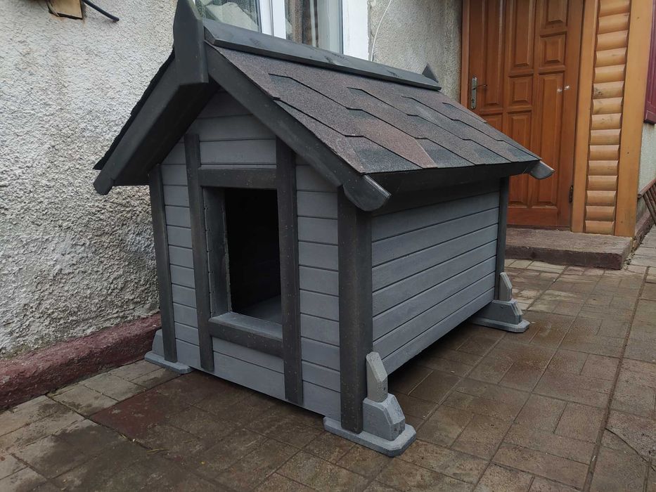 Утепленная будка для большой собаки ( большая буда )