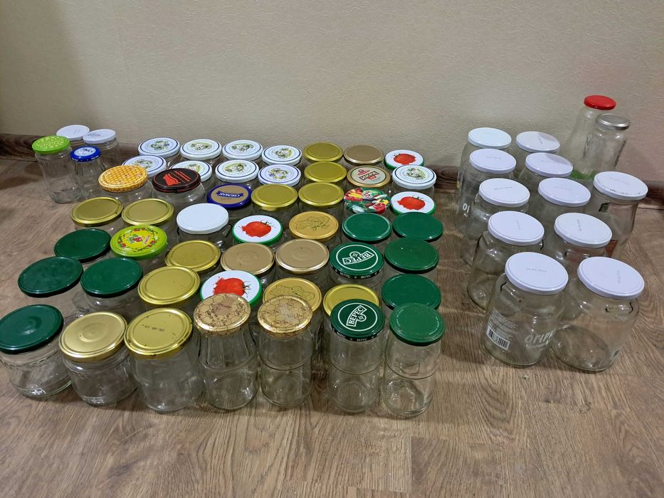 Евробанки б/у с крышками