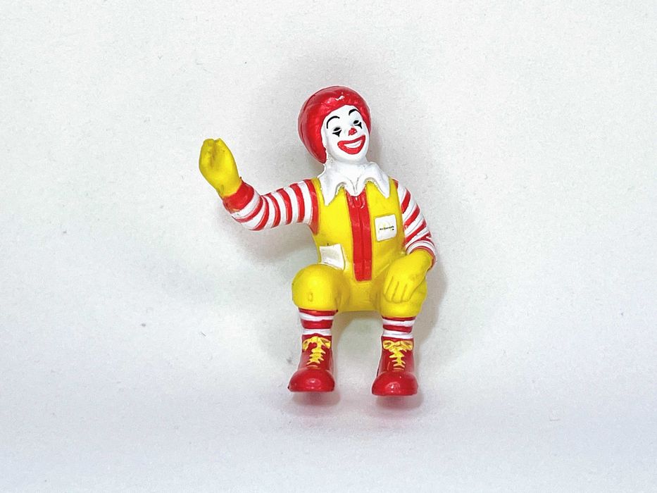 Ronald McDonald Rallye (1990) Figura Vintage Happy Meal