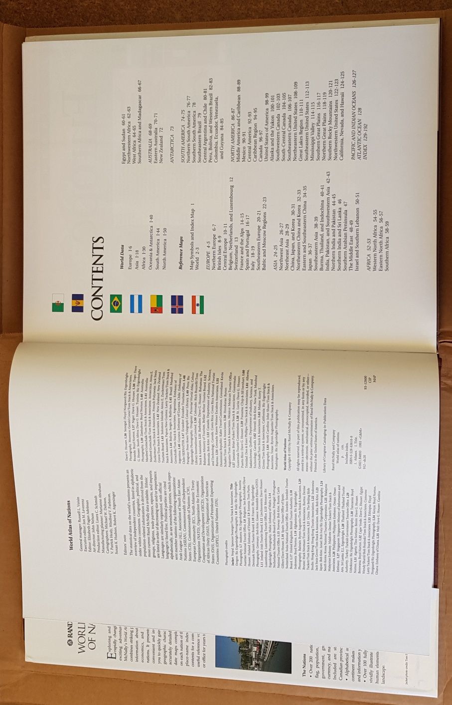 Atlas Mundial em Inglês - livro novo na caixa original