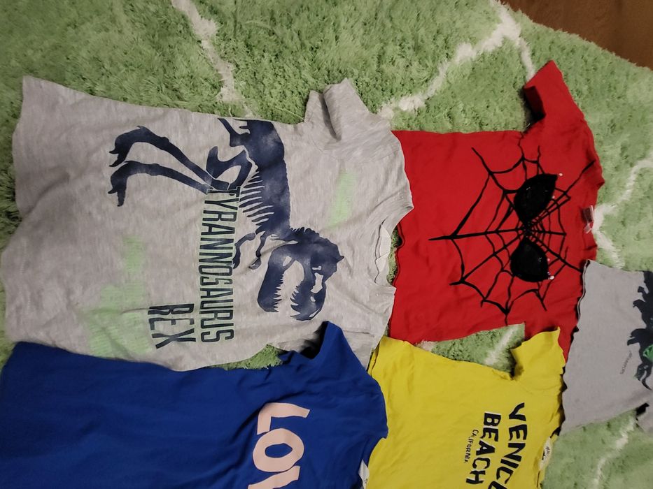 Koszulki dla chłopca roz.110/116 h&m smyk