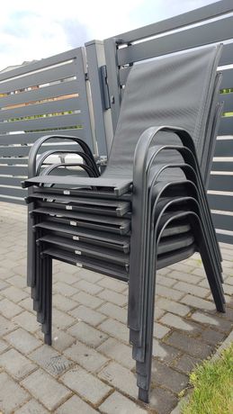 Fotele ogrodowe krzesło ogrodowe zestaw 6 szt