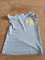 Szara bluzeczka w groszki H&M 92