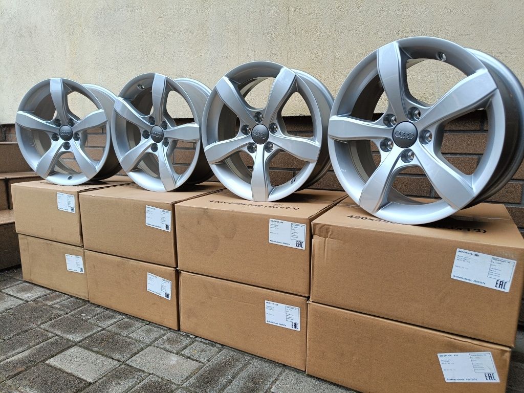 NOWE! Felgi Aluminiowe 15 Cali 5x100 6Jx15 ET29 Audi A1 A3 - WYSYŁKA