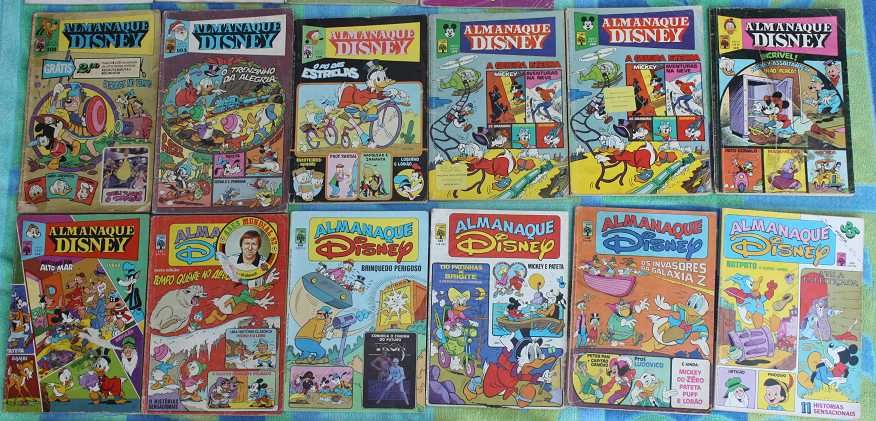 Revistas Disney anos 80