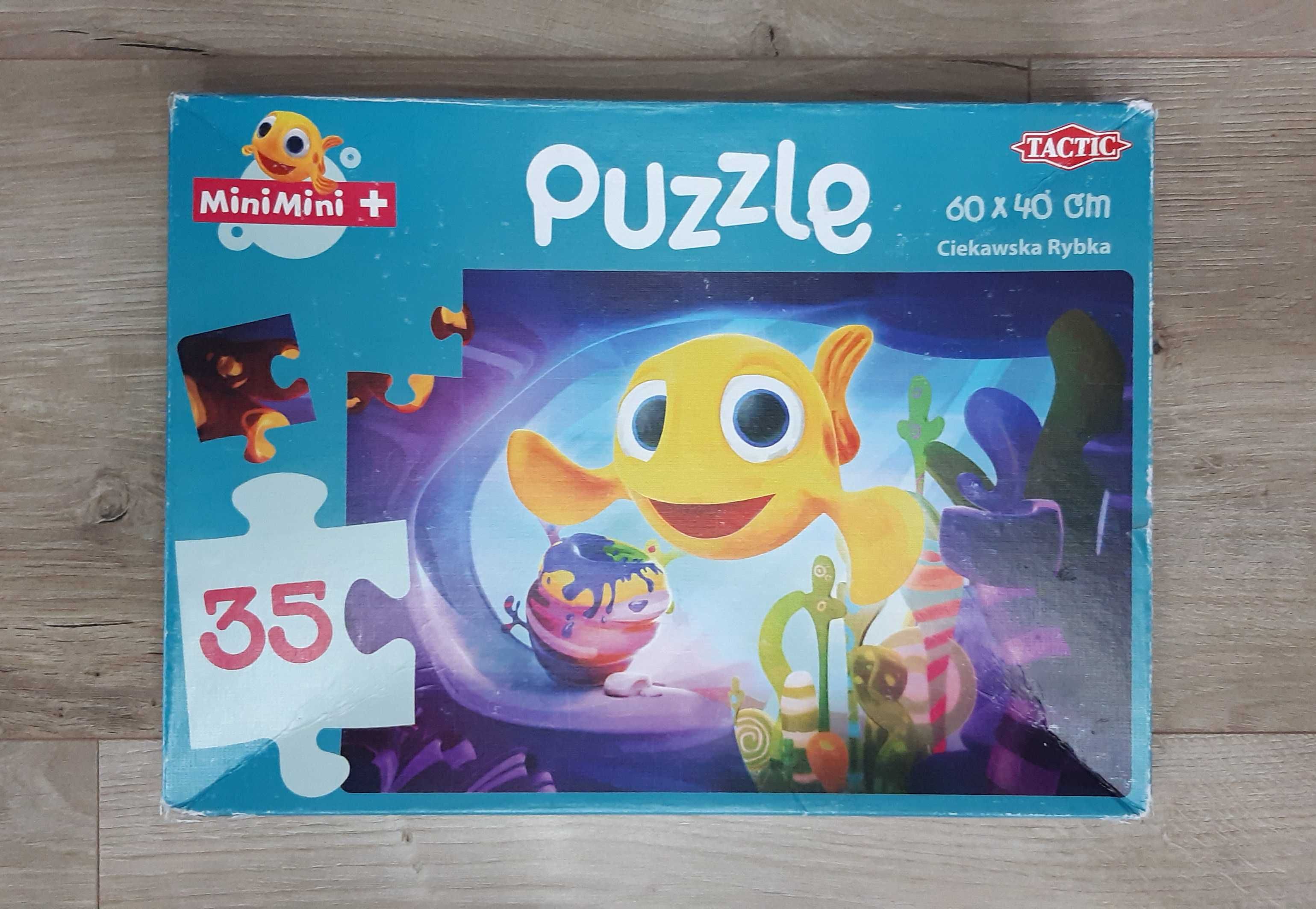 Duże puzzle CIEKAWSKA RYBKA Mini mini, 35 elementów