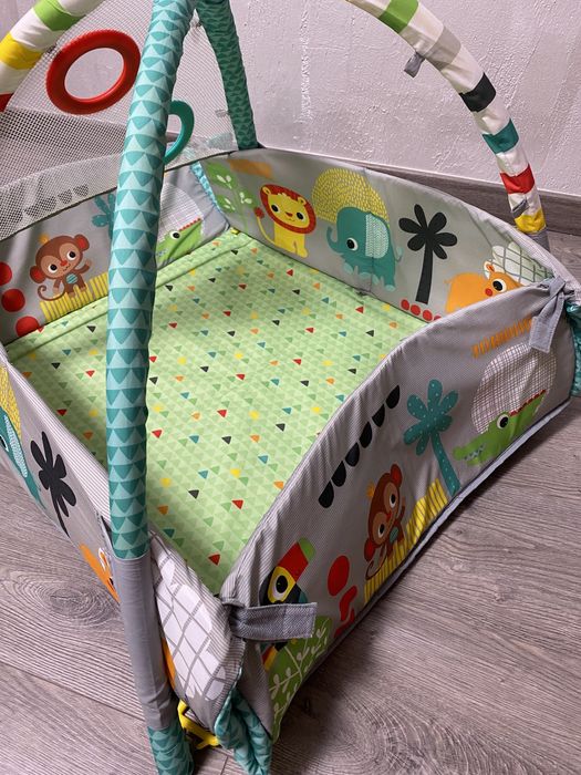 Коврик развивающий для детей + игрушки