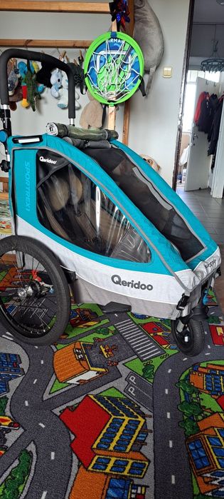 Qeridoo Sportrex 1 pojedyncza przyczepka rowerowa