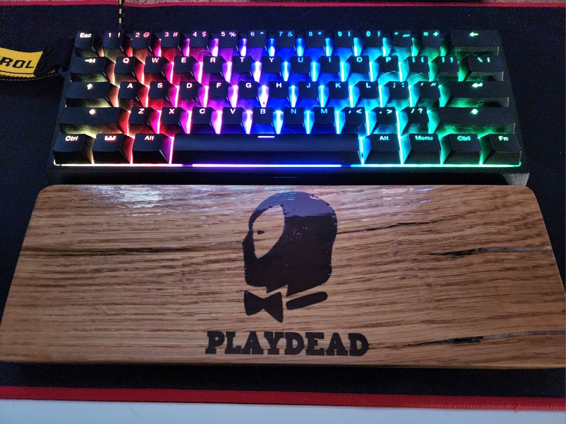 Wrist Rest em madeira